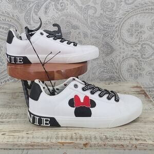 Disney Minnie Mouse lot top court sneakers NWT Size 7 Disneybounding